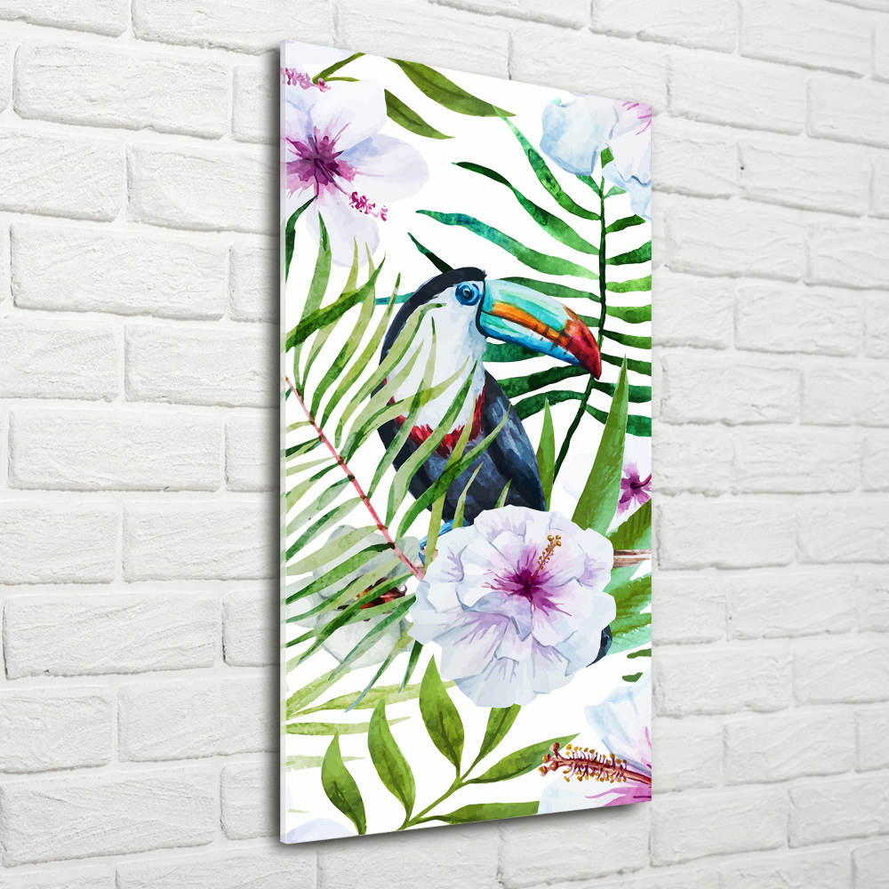 Print on acrylic glass Hawaiian pattern