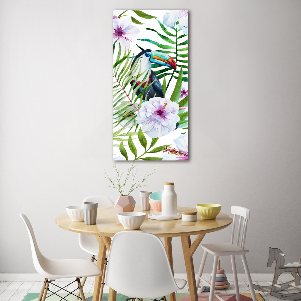 Print on acrylic glass Hawaiian pattern