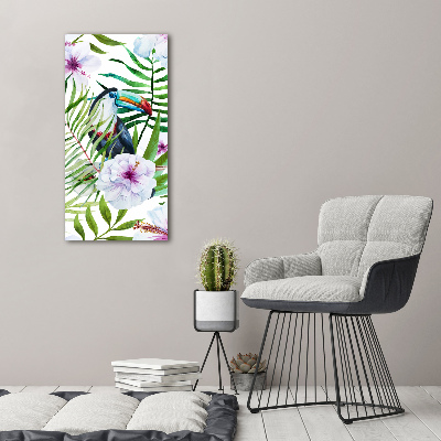 Print on acrylic glass Hawaiian pattern