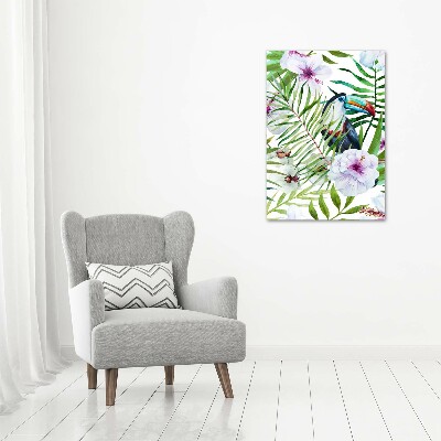 Print on acrylic glass Hawaiian pattern