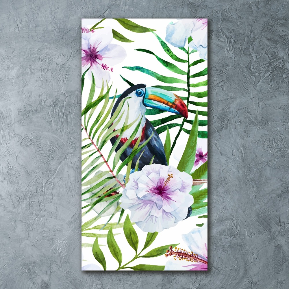 Print on acrylic glass Hawaiian pattern