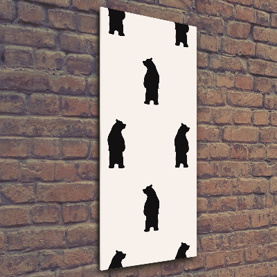 Wall art acrylic Bears