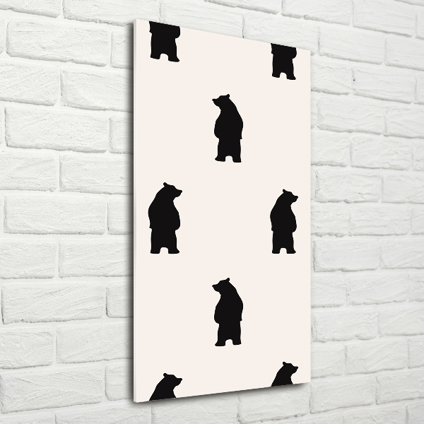 Wall art acrylic Bears