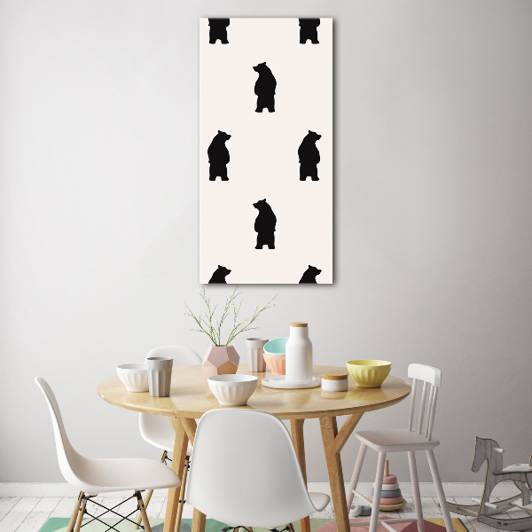 Wall art acrylic Bears