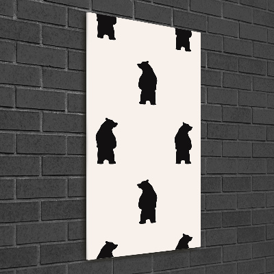 Wall art acrylic Bears