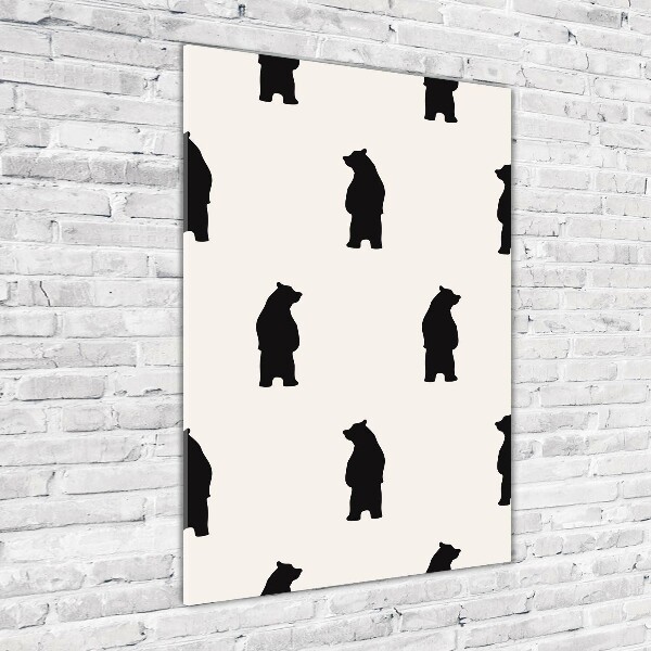 Wall art acrylic Bears