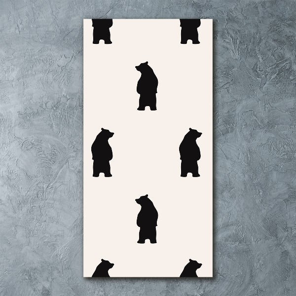 Wall art acrylic Bears