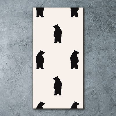 Wall art acrylic Bears