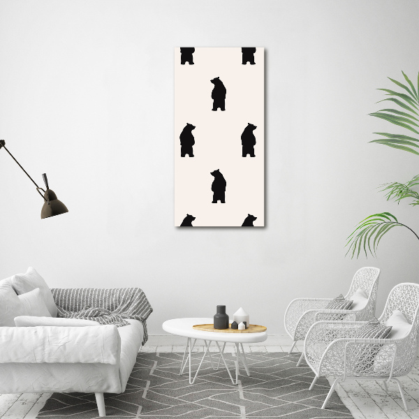 Wall art acrylic Bears