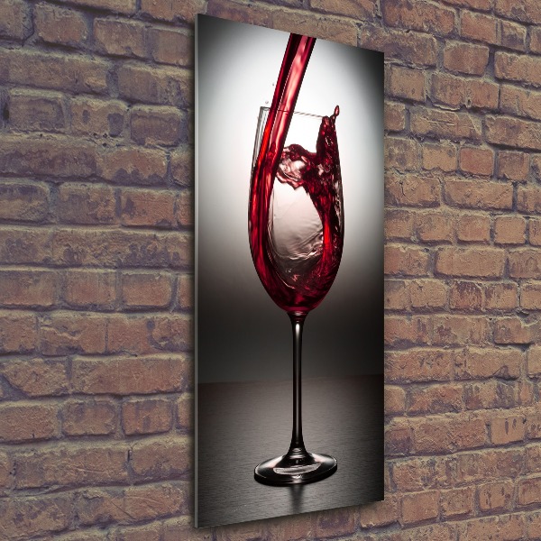 Print on acrylic glass Red wine