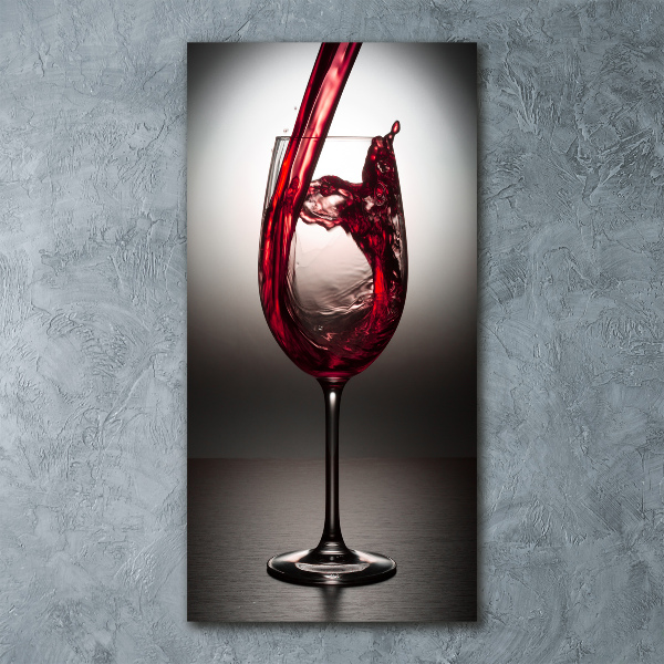 Print on acrylic glass Red wine