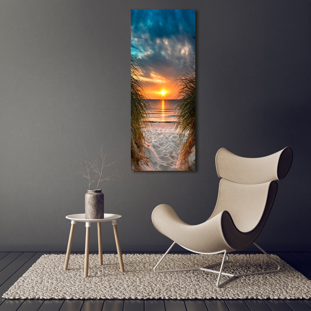 Print on acrylic glass Sunset sea