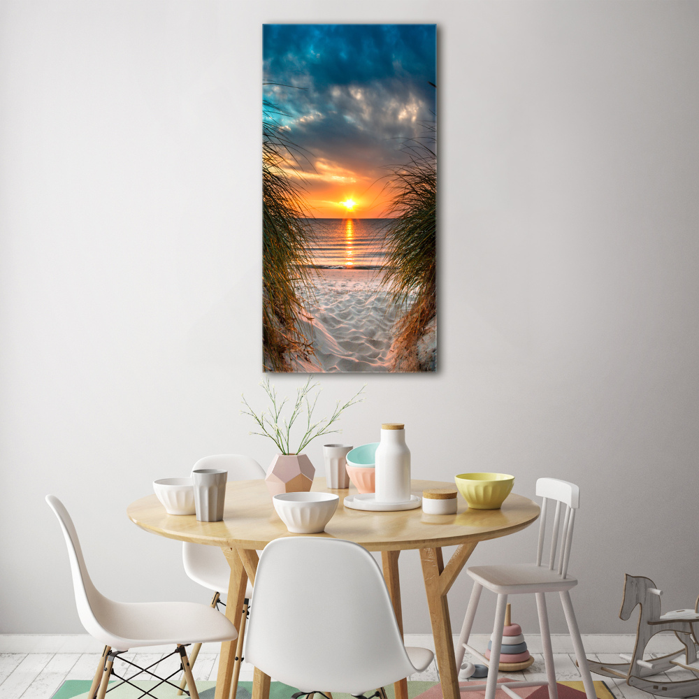 Print on acrylic glass Sunset sea