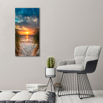 Print on acrylic glass Sunset sea