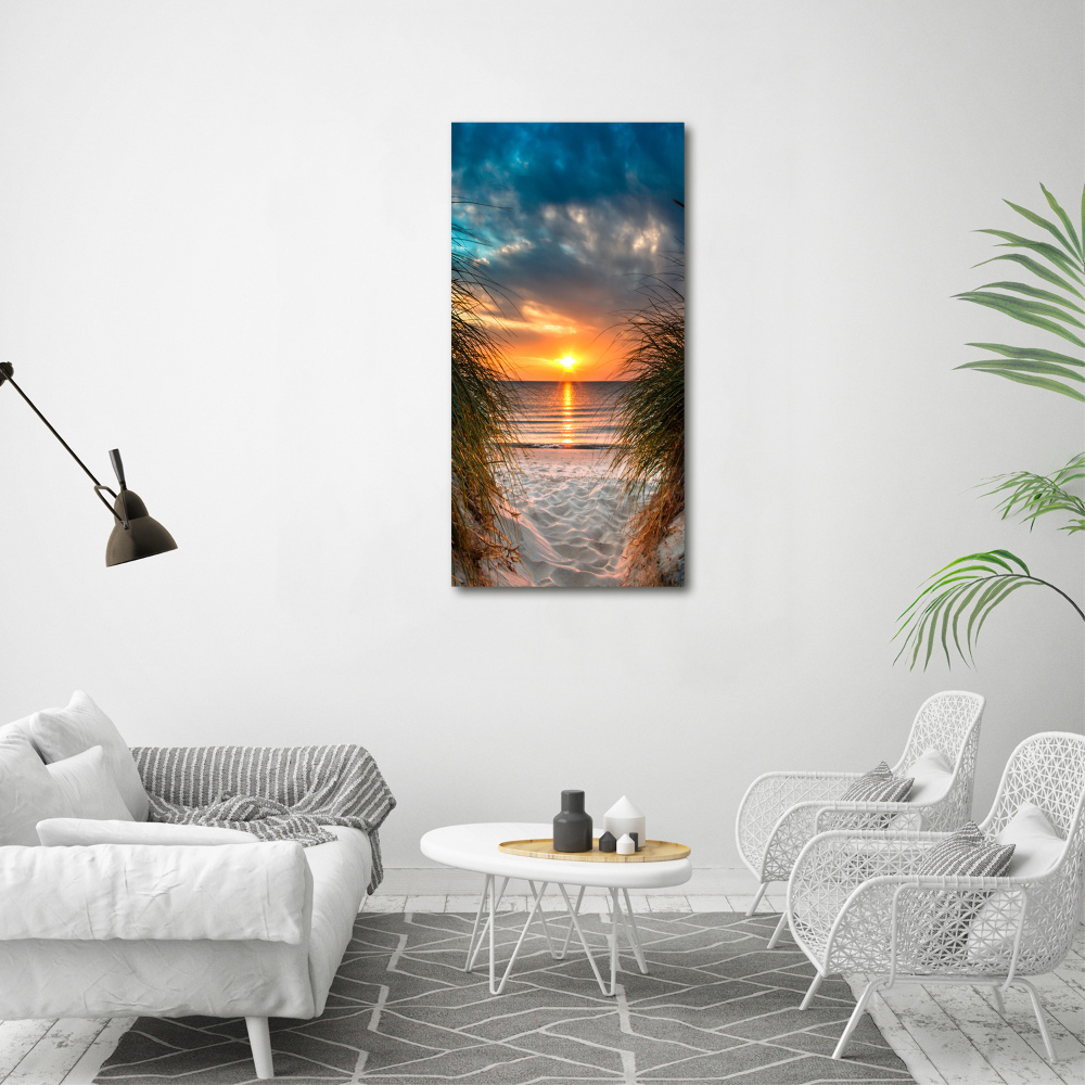 Print on acrylic glass Sunset sea