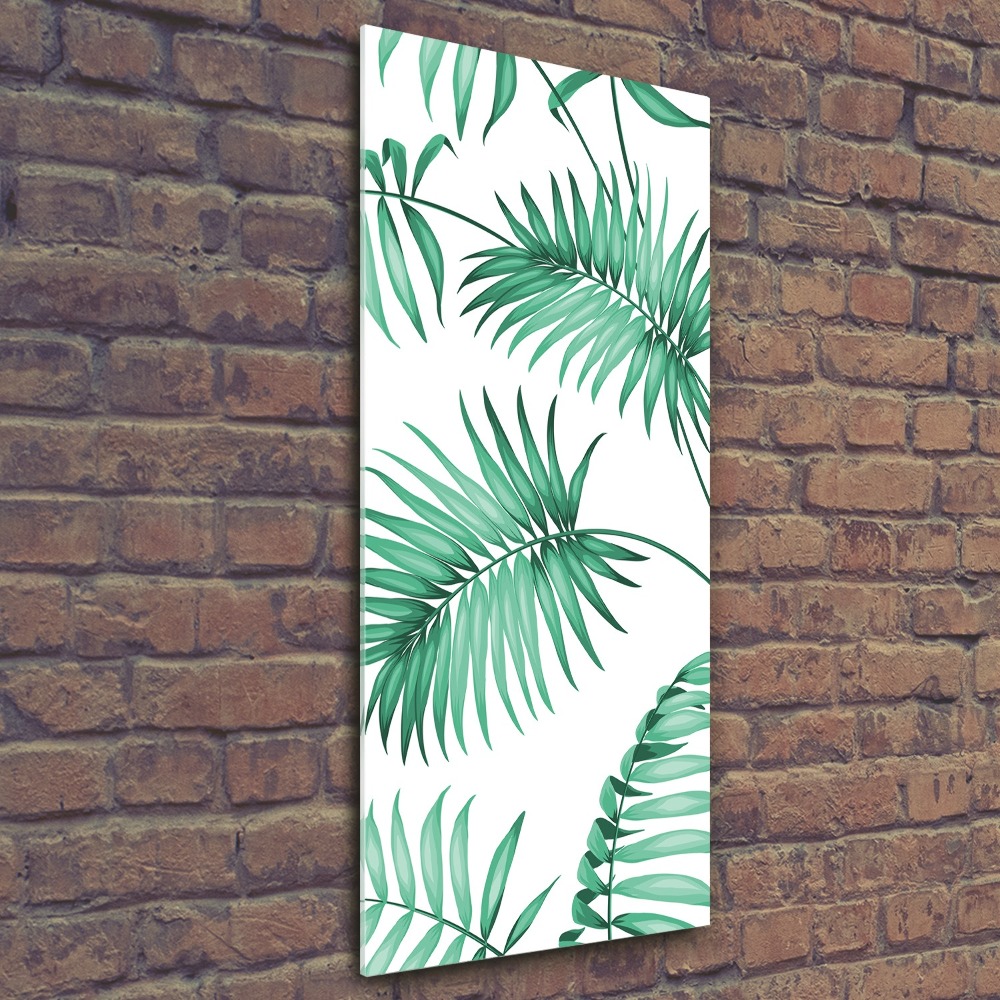 Print on acrylic glass Tropical leaves