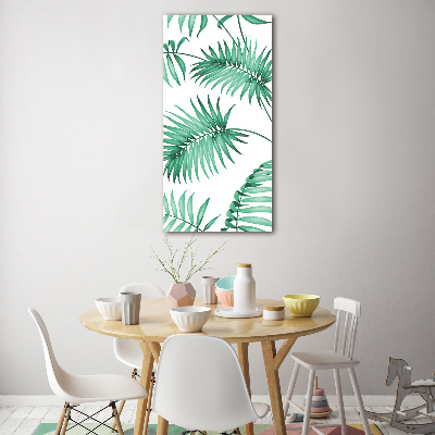 Print on acrylic glass Tropical leaves