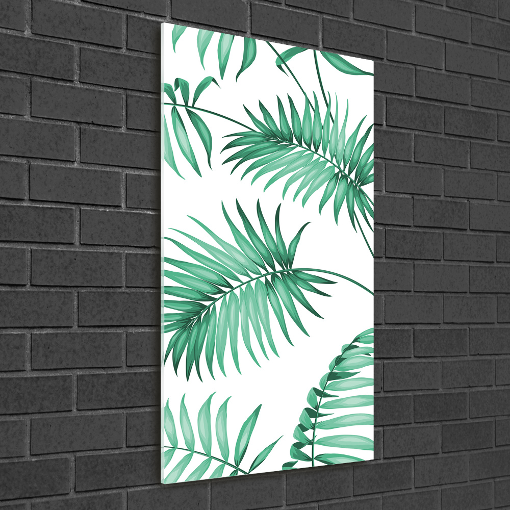 Print on acrylic glass Tropical leaves