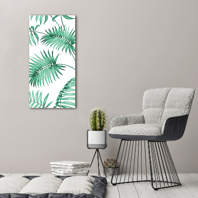 Print on acrylic glass Tropical leaves