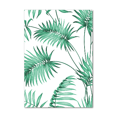 Print on acrylic glass Tropical leaves