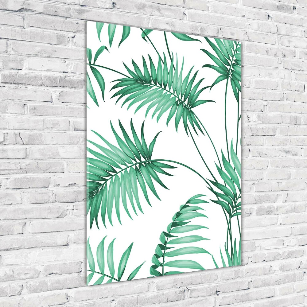 Print on acrylic glass Tropical leaves