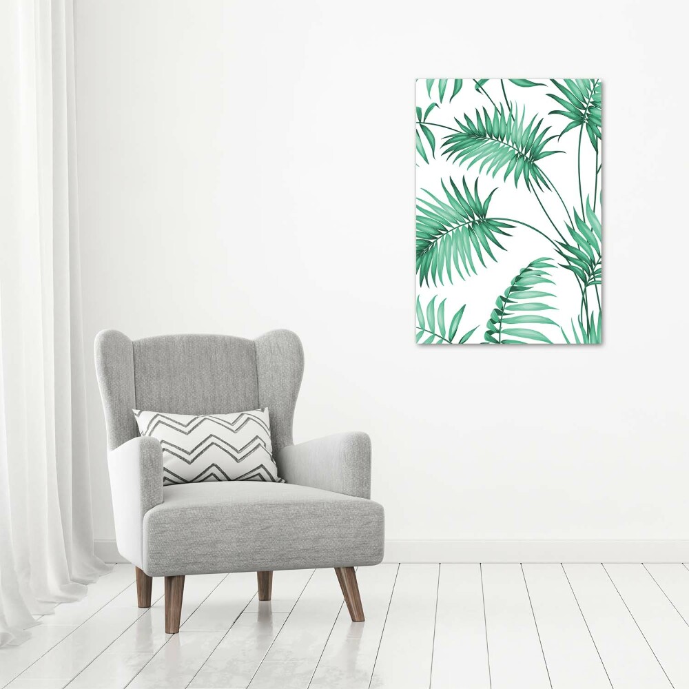 Print on acrylic glass Tropical leaves