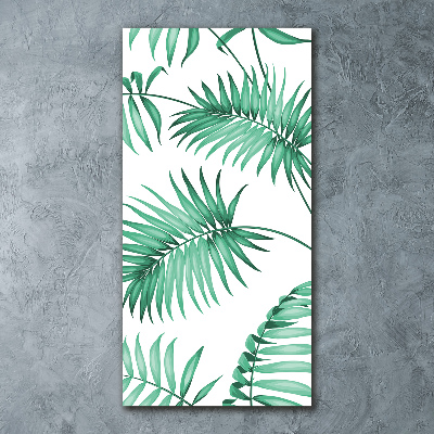 Print on acrylic glass Tropical leaves