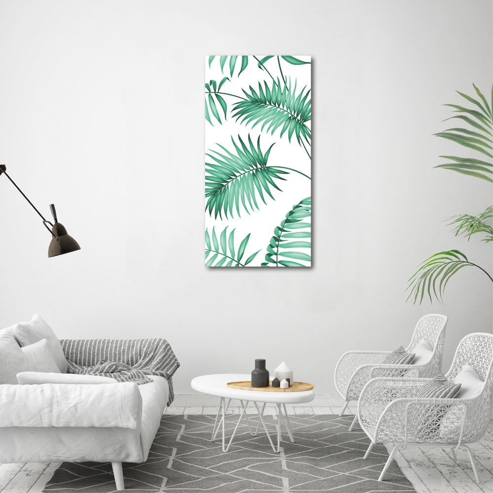 Print on acrylic glass Tropical leaves