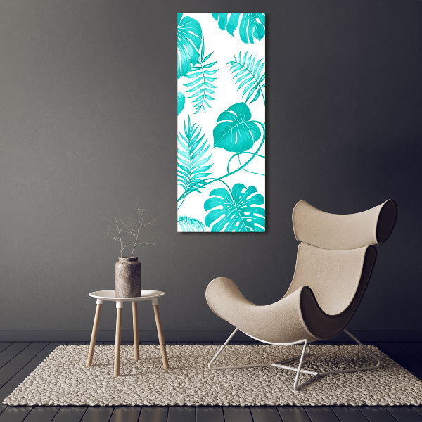 Acrylic print Tropical leaves