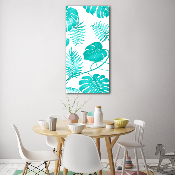 Acrylic print Tropical leaves