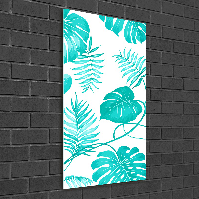 Acrylic print Tropical leaves