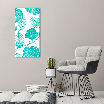 Acrylic print Tropical leaves