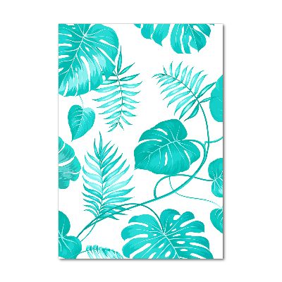 Acrylic print Tropical leaves