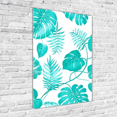 Acrylic print Tropical leaves