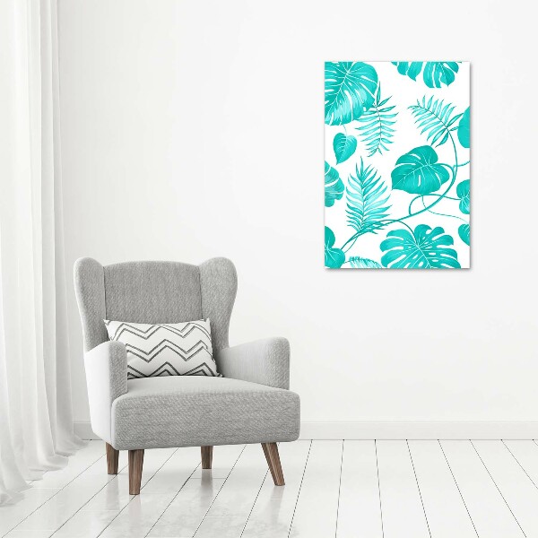 Acrylic print Tropical leaves