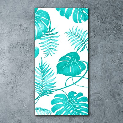 Acrylic print Tropical leaves