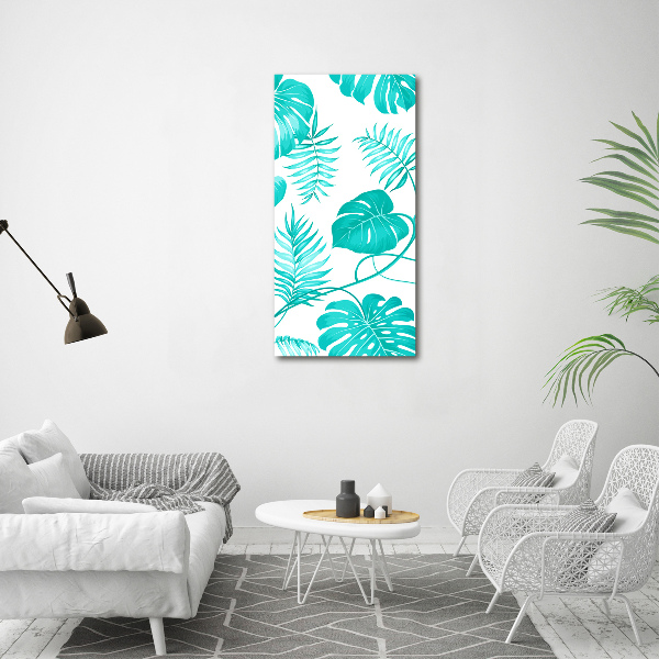 Acrylic print Tropical leaves