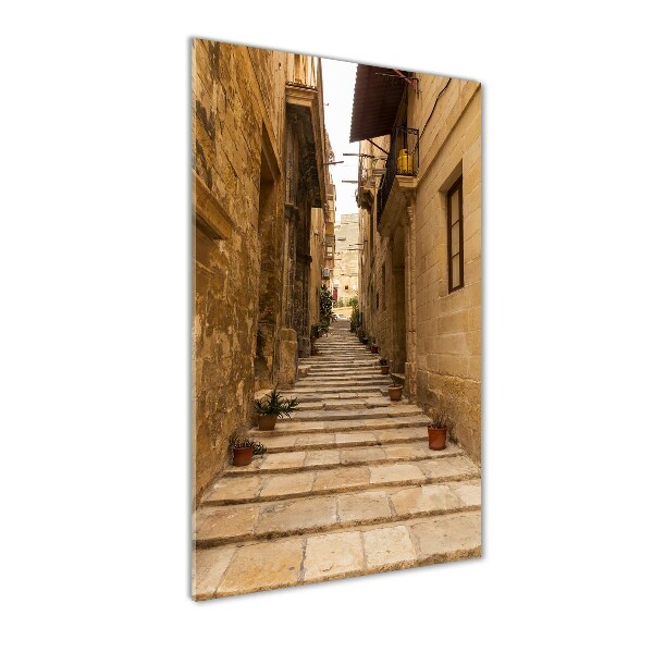 Print on acrylic glass Streets in Malta