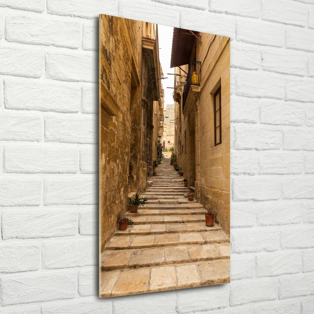 Print on acrylic glass Streets in Malta