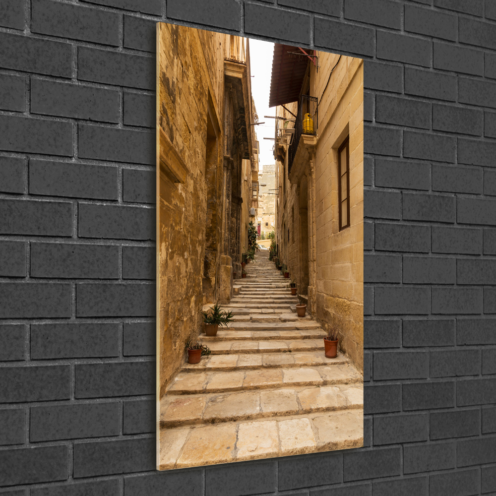 Print on acrylic glass Streets in Malta