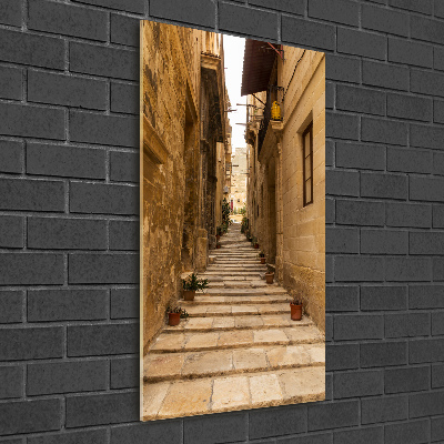 Print on acrylic glass Streets in Malta