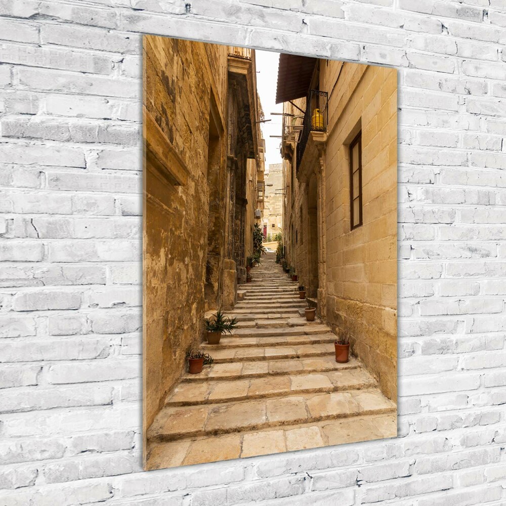 Print on acrylic glass Streets in Malta