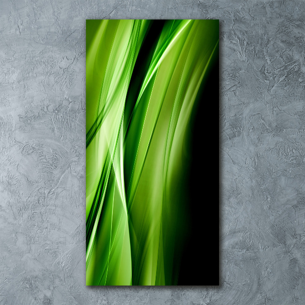 Print on acrylic Green waves