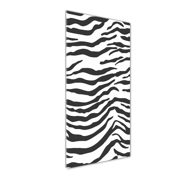 Wall art acrylic Zebra background