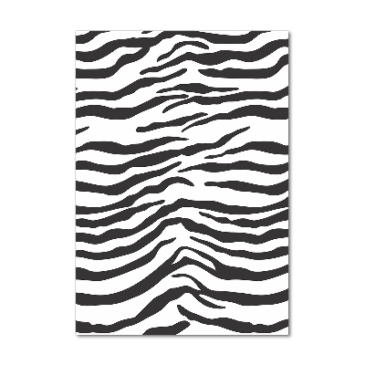 Wall art acrylic Zebra background