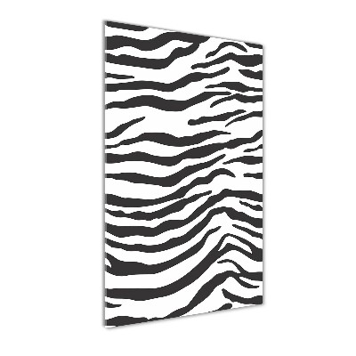 Wall art acrylic Zebra background