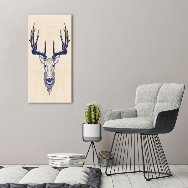 Print on acrylic Deer head