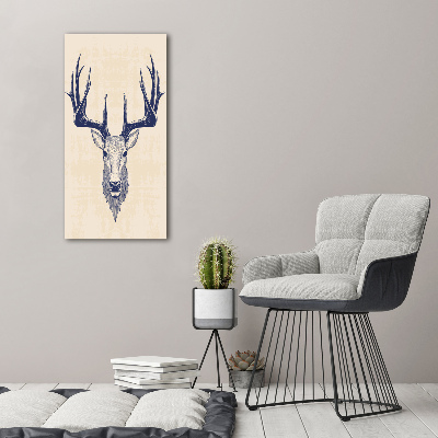 Print on acrylic Deer head