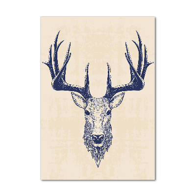 Print on acrylic Deer head