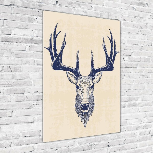 Print on acrylic Deer head